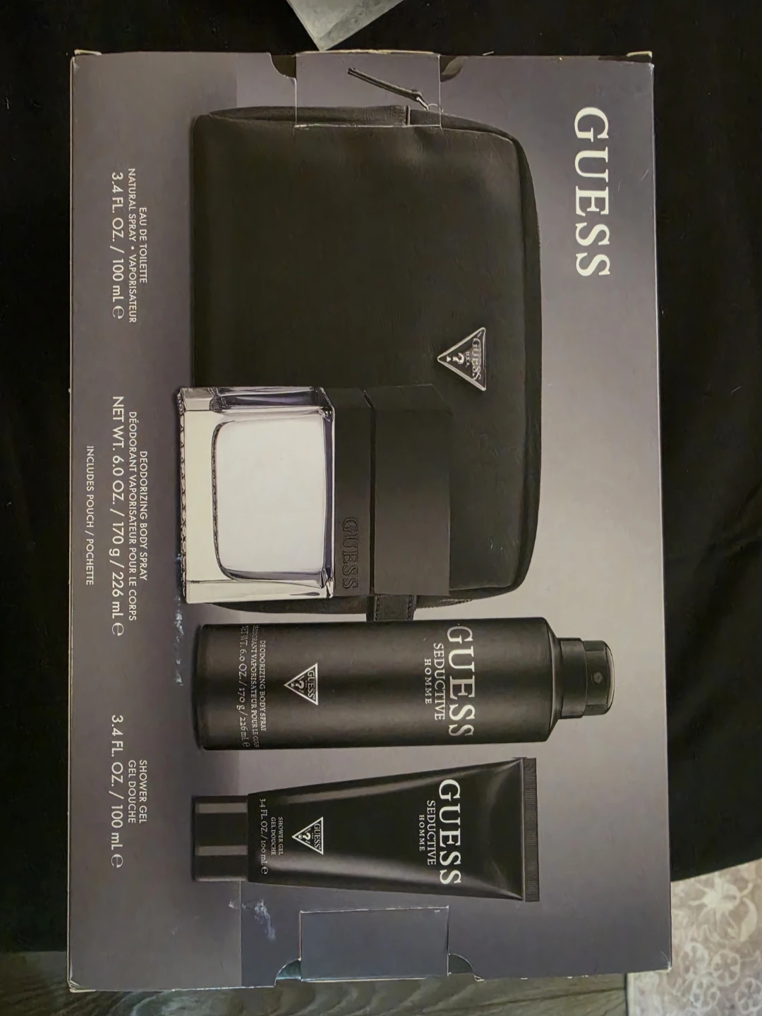 Guess Seductive Homme 4 Pc Gift Set with Pouch - photo 3