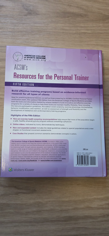 ACSM's Resources for the Personal Trainer, Fifth Edition - photo 2