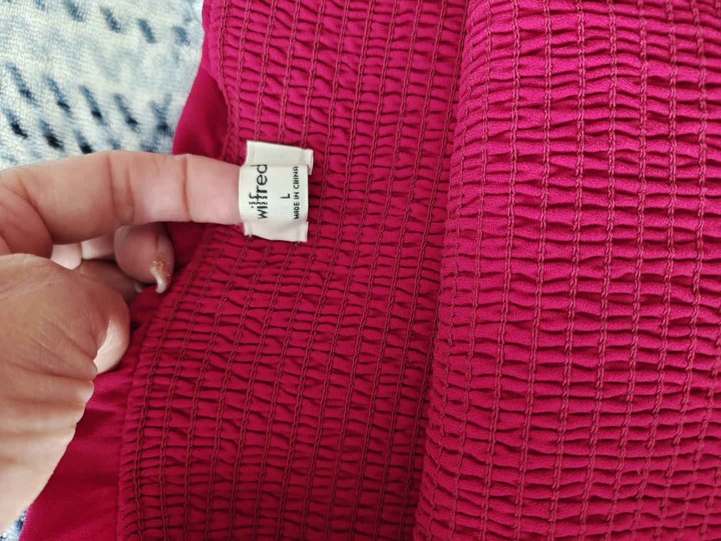 Wilfred Magenta Smocked Tube Top - photo 4