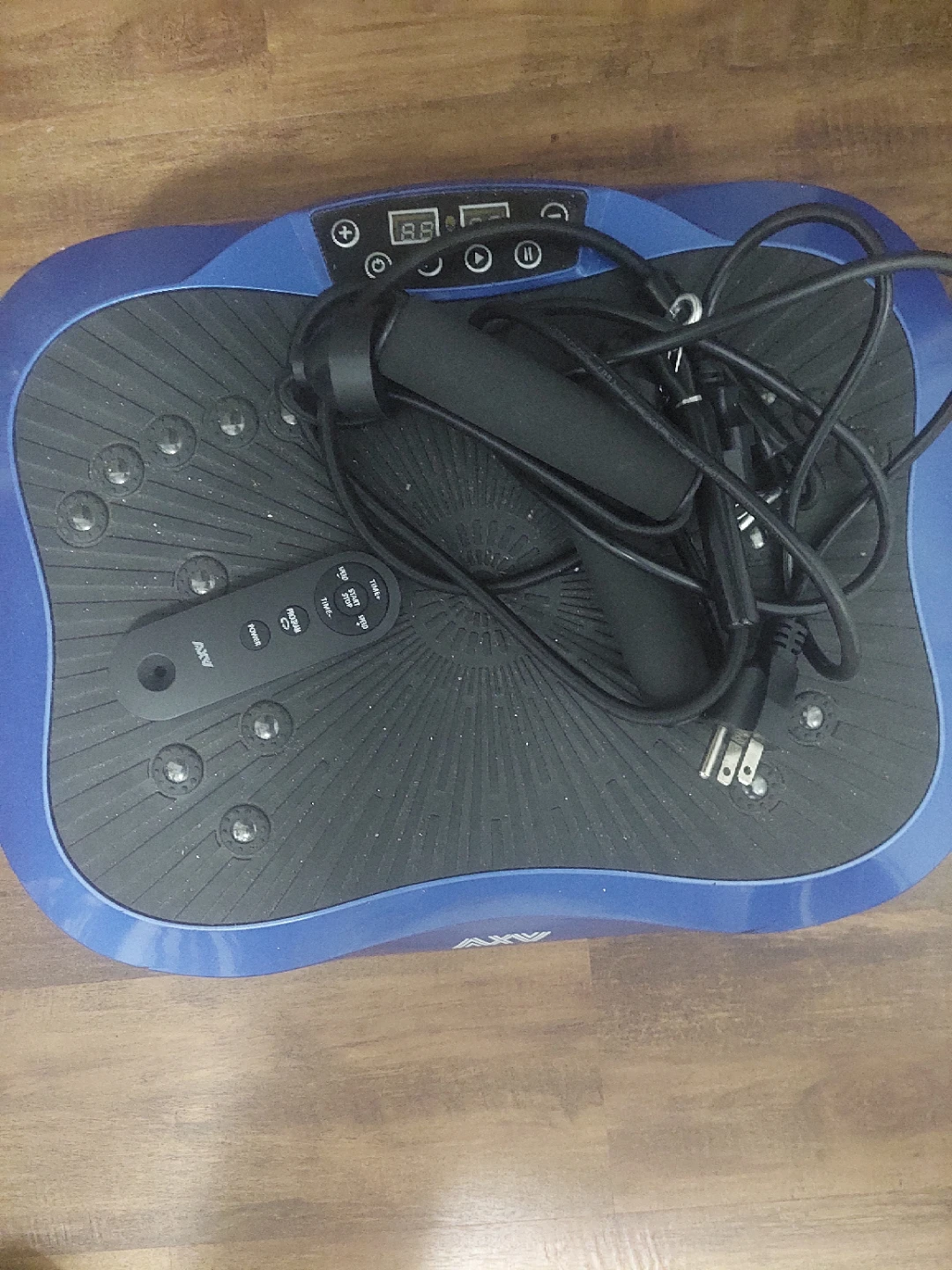 Blue AXV Vibration Plate Machine with Remote