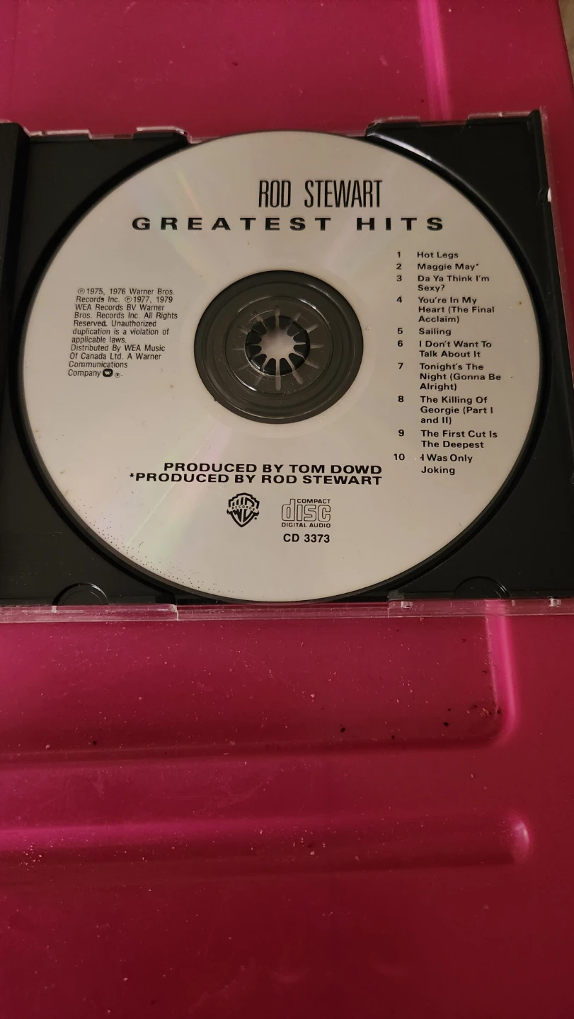 ⚽ Rod Stewart Greatest Hits CD - photo 4