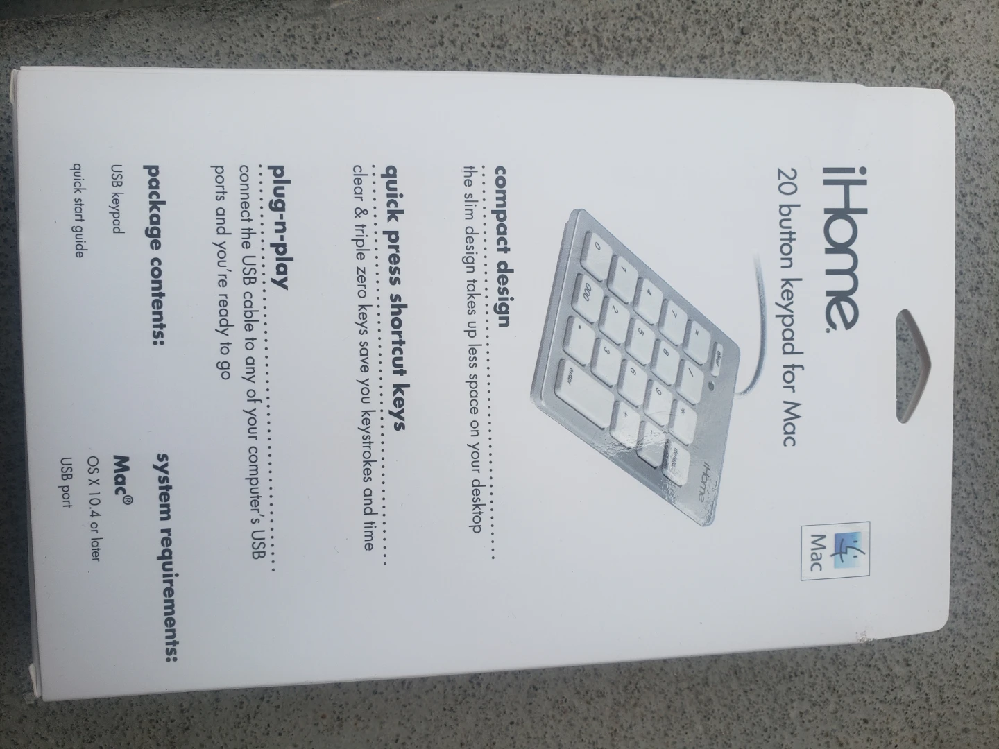 iHome 20-Button Keypad for Mac - photo 2