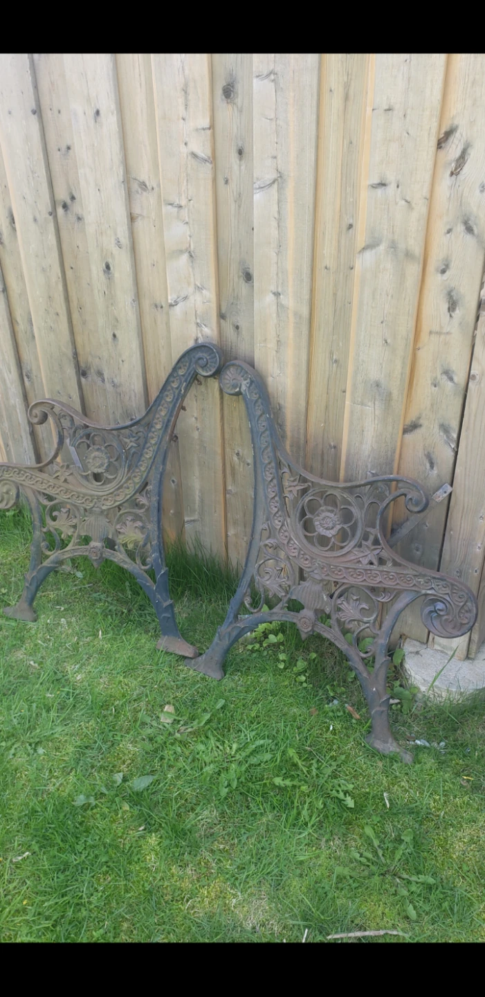 Cast Iron Bench ends