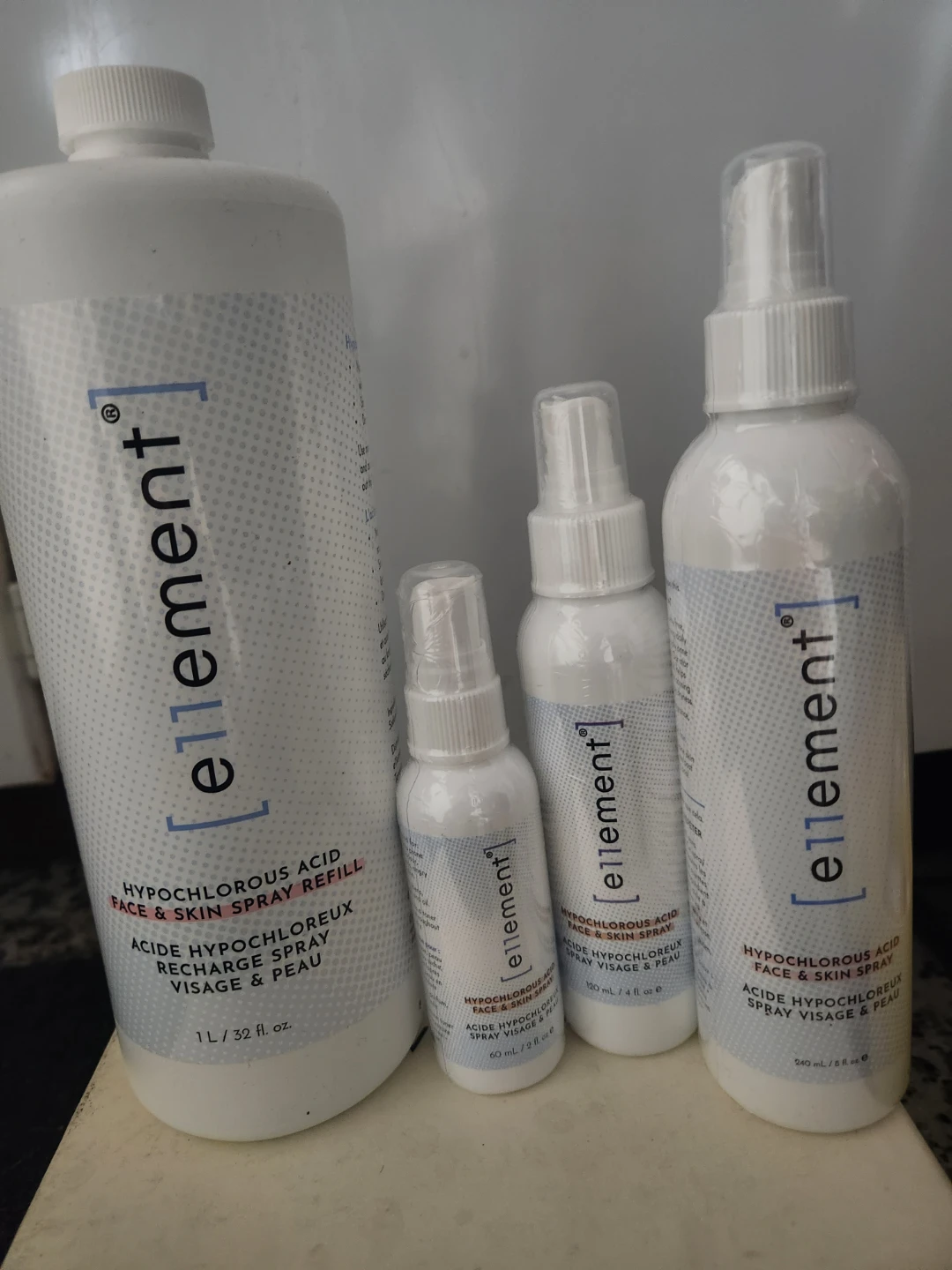 Ellement Hypochlorous Acid Face & Skin Spray Set