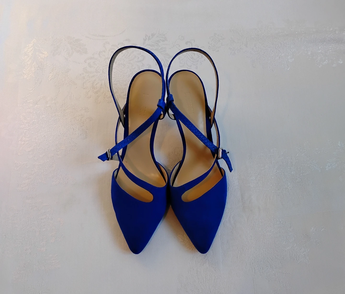 Ladies Blue Suede Heels - photo 5