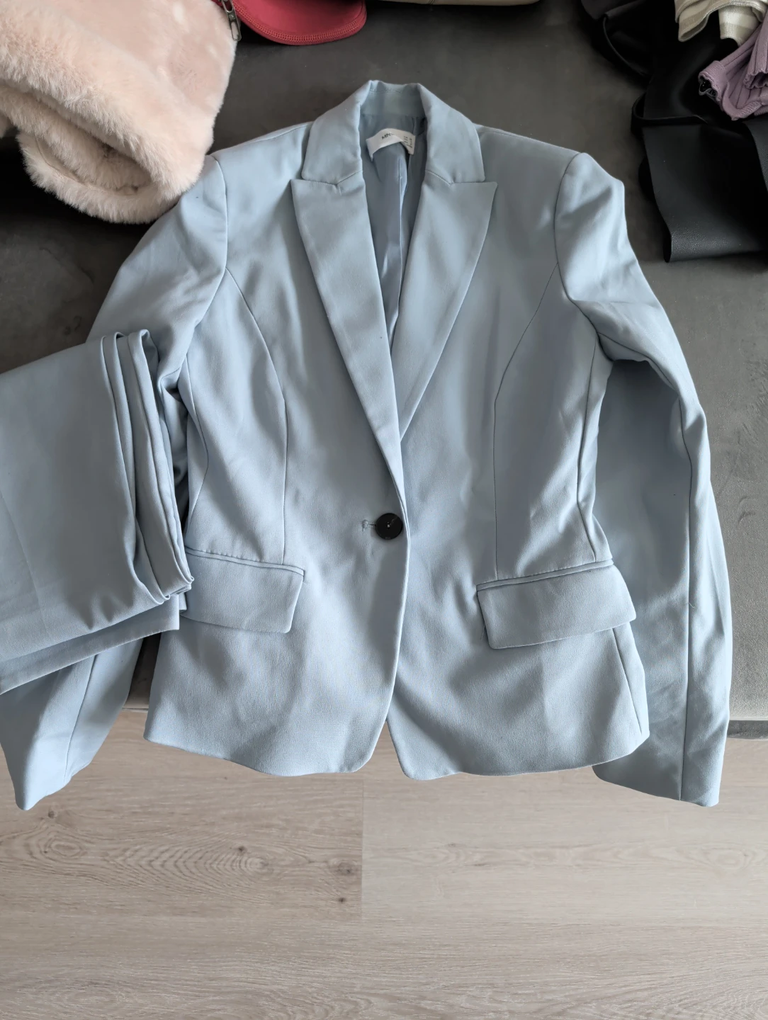 Mango Blue Blazer and Pants Set ⚽
