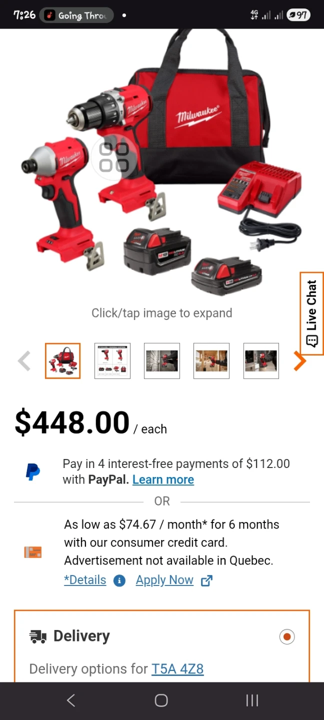Milwaukee M18 Compact Brushless 2-Tool Combo Kit
