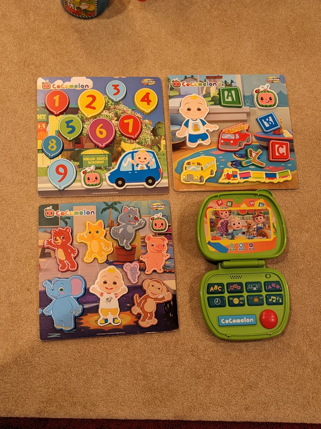 ⚽ CoComelon Wooden Puzzles and Toy