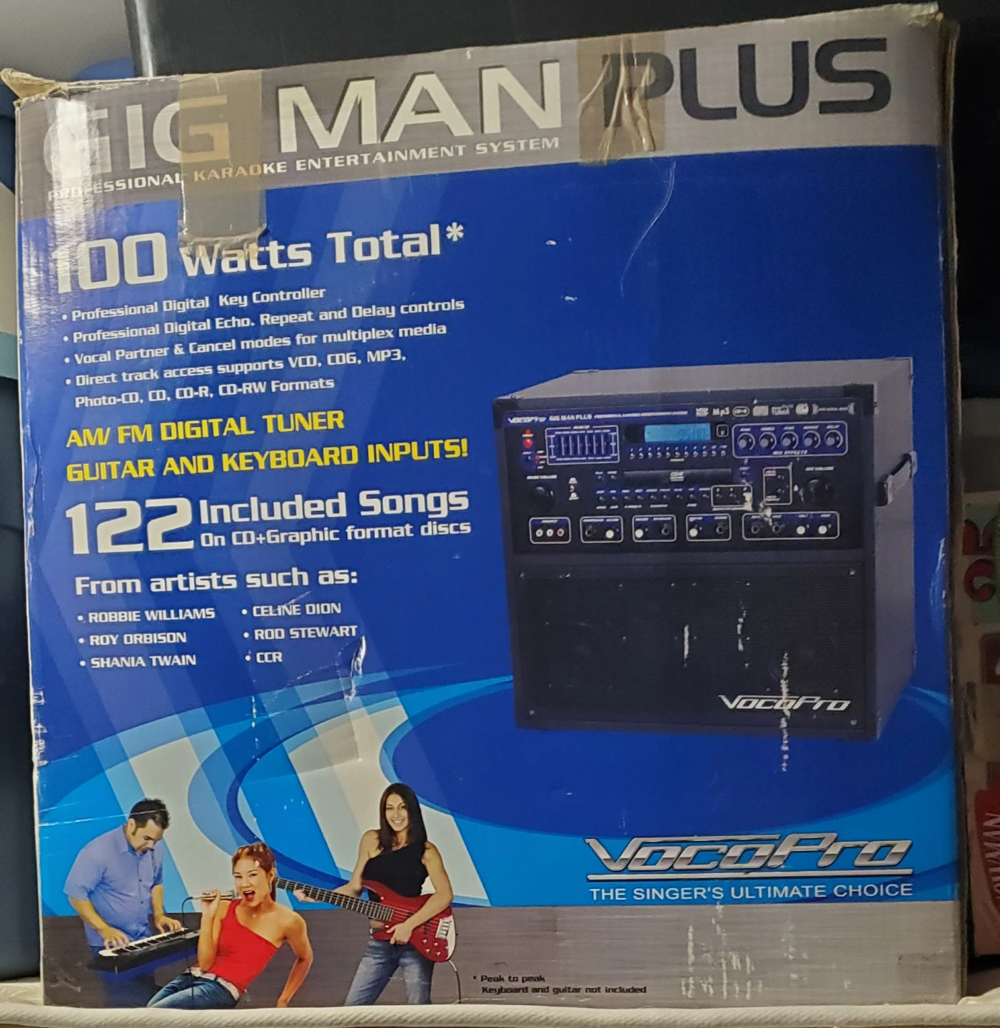 VocoPro Gig Man Plus Professional Karaoke Entertainment System