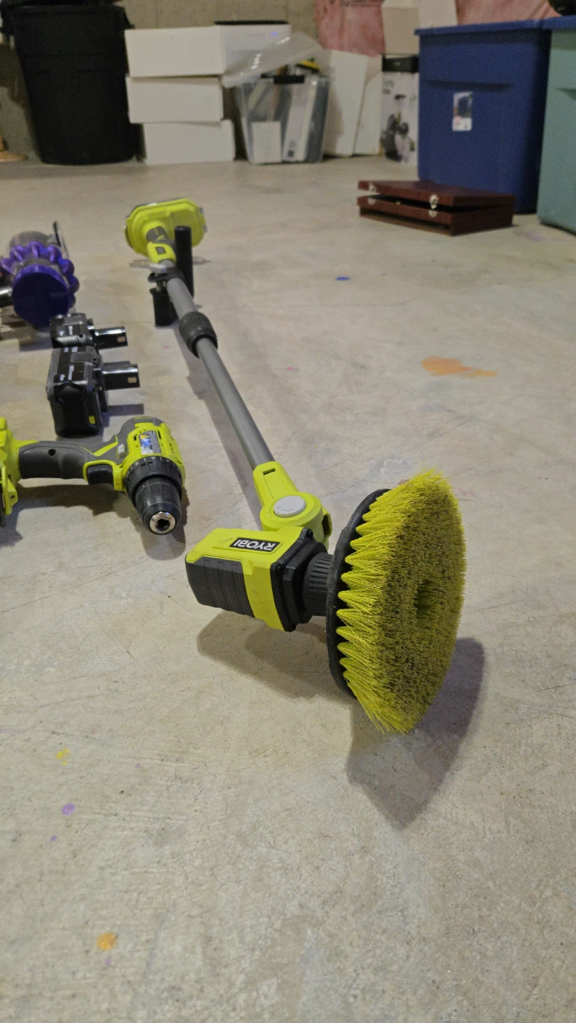 Ryobi Power Scrubber & Tools (use 18V battery, not incl.)
