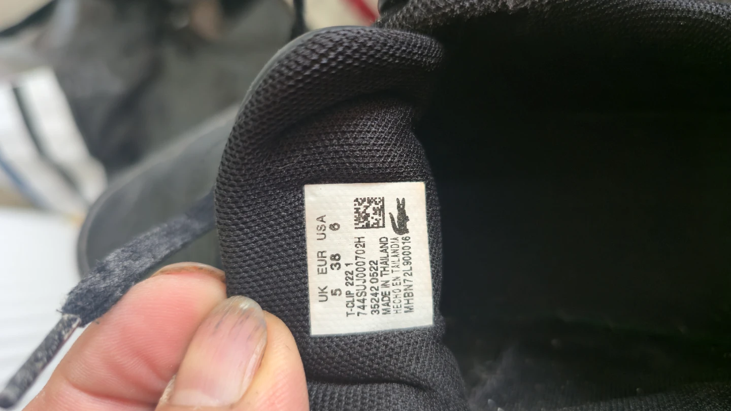 Black Lacoste Leather Sneakers - photo 4