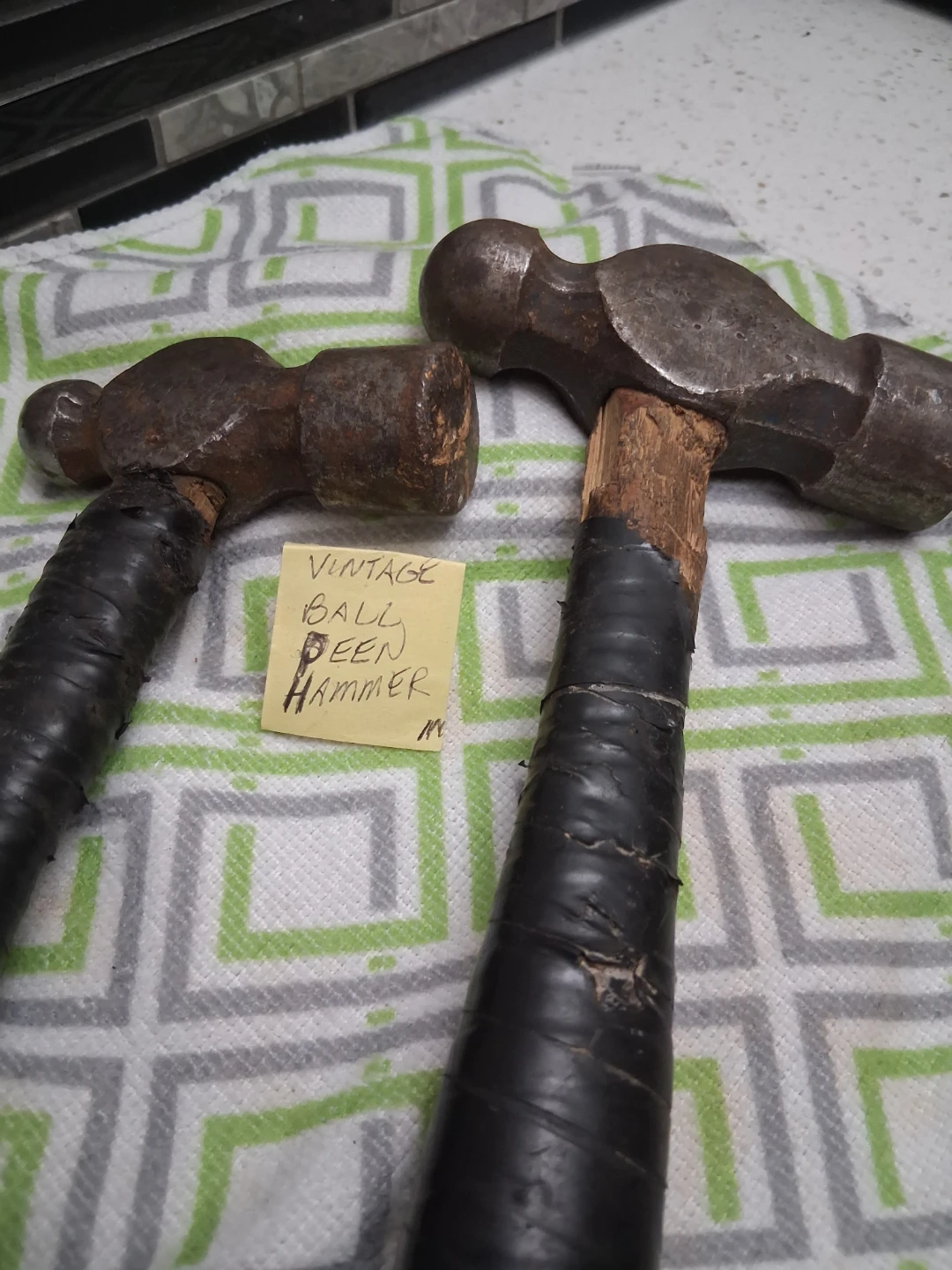Vintage Ball Peen Hammers (Set of 2) - photo 2