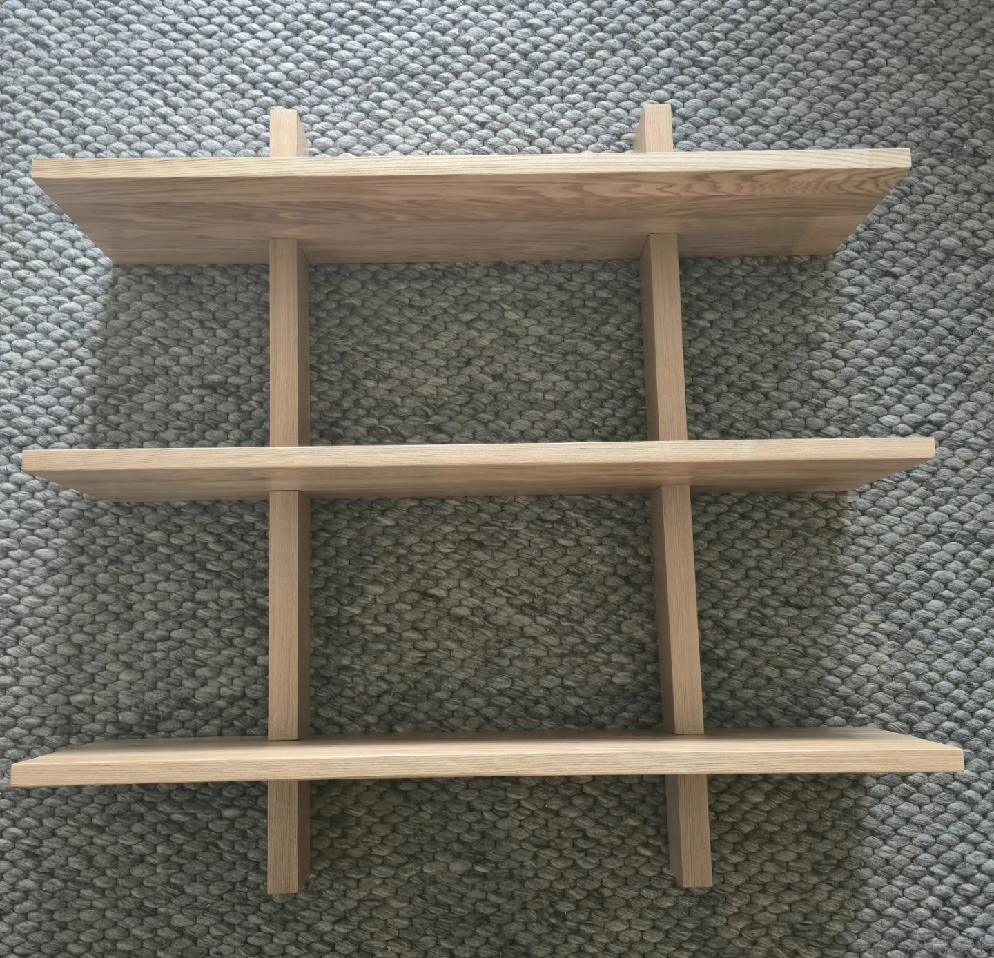 Modern 3-Tier Wood Wall Shelf - photo 3