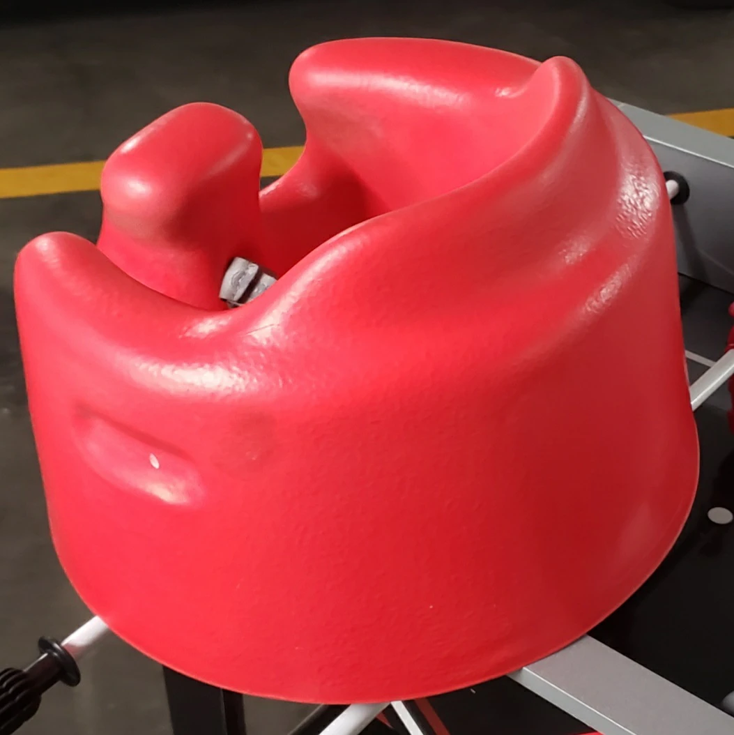 Red Infant bumbo Booster Seat with Harness