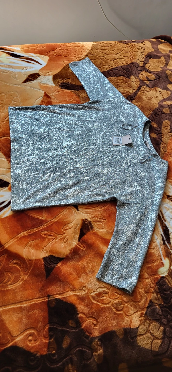 Tu Woman Grey Top Size 12⚽