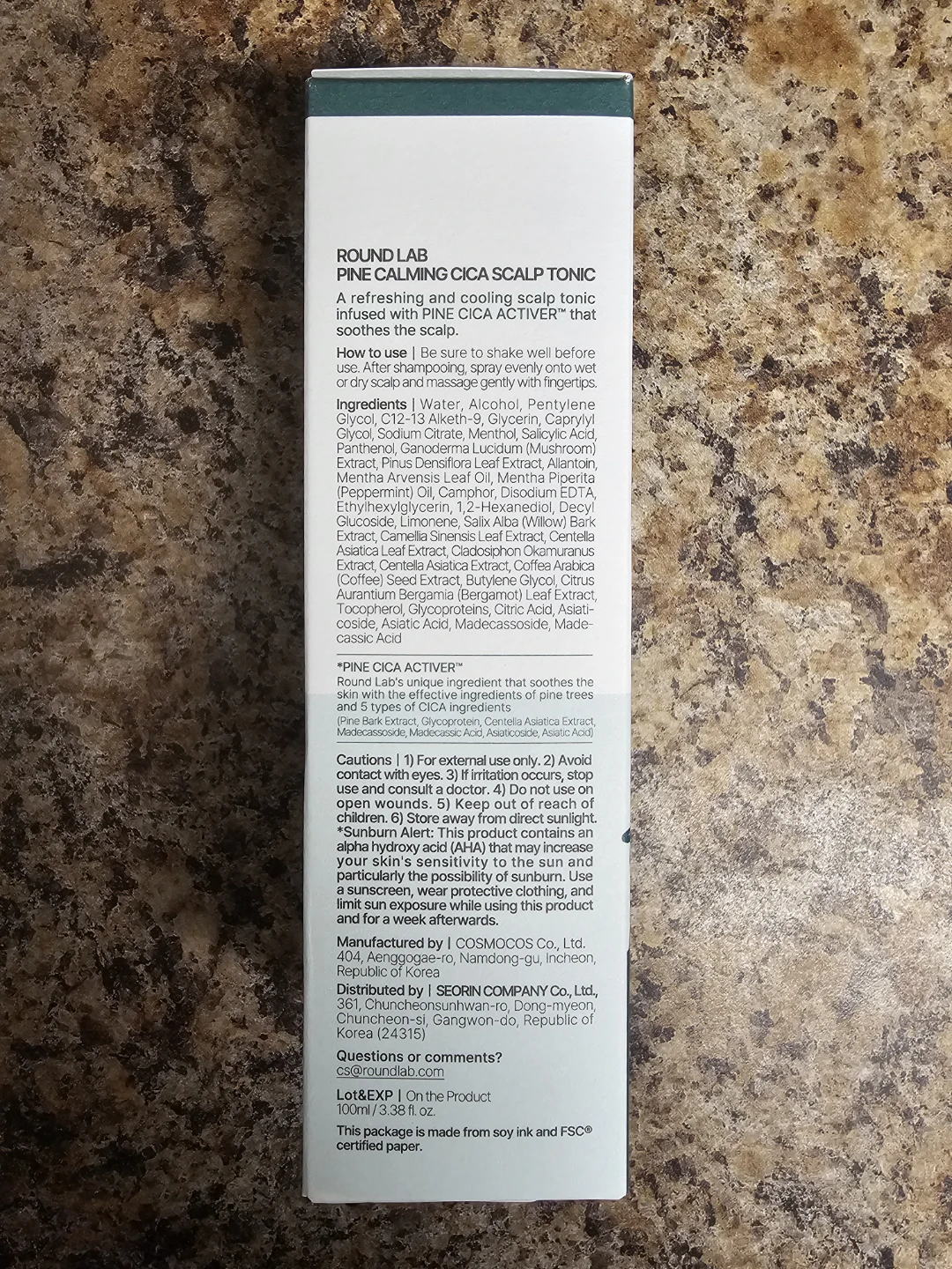 ROUND LAB Pine Calming Cica Scalp Tonic - photo 2