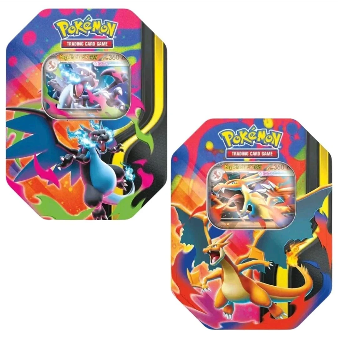 Mega Charizard X or Y EX tin