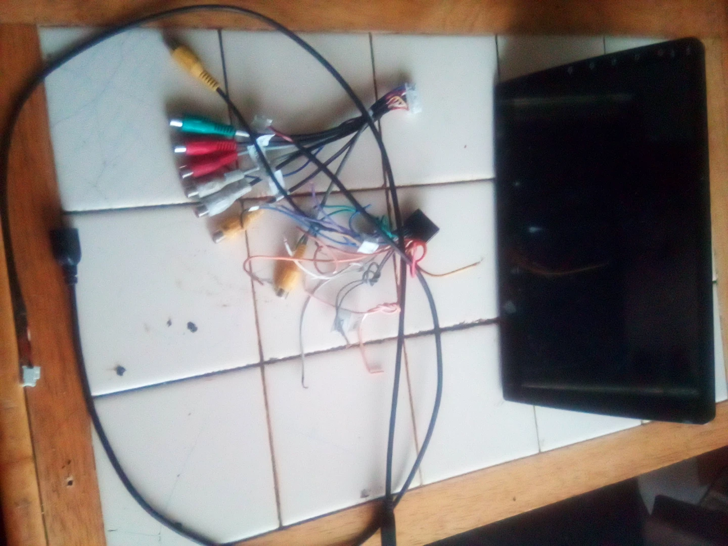 Car Stereo Head Unit with Wiring Harness