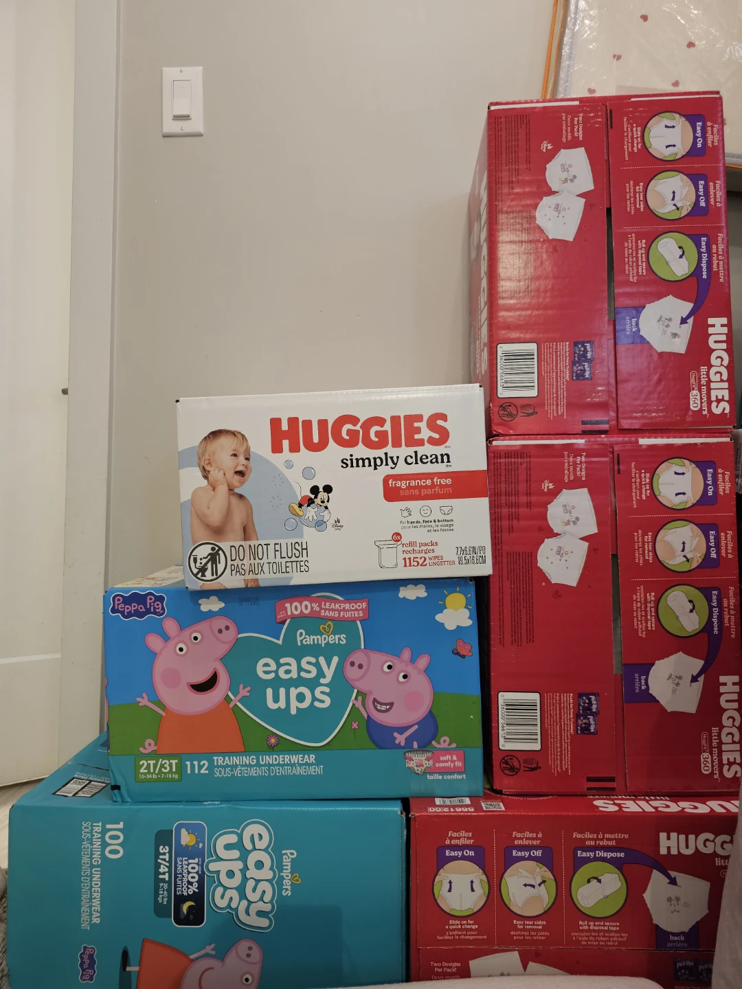 Pampers Cruisers & Huggies Easy Ups diapers - photo 2