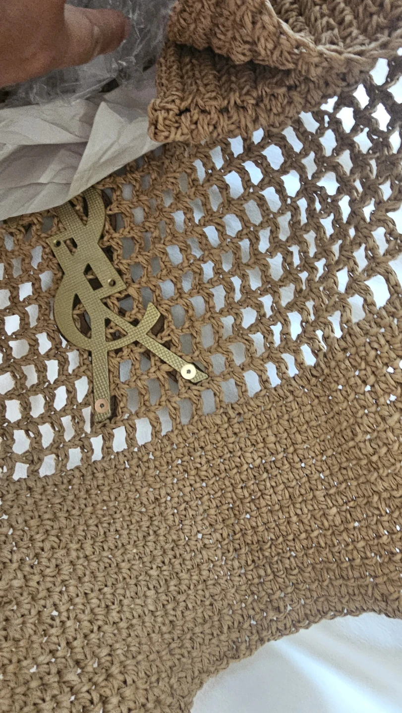 Saint Laurent Rive Gauche Raffia Tote Bag - photo 5
