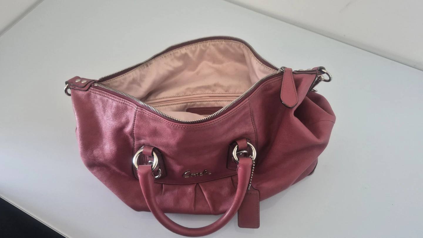 Coach Leather Handbag - Pink - photo 3