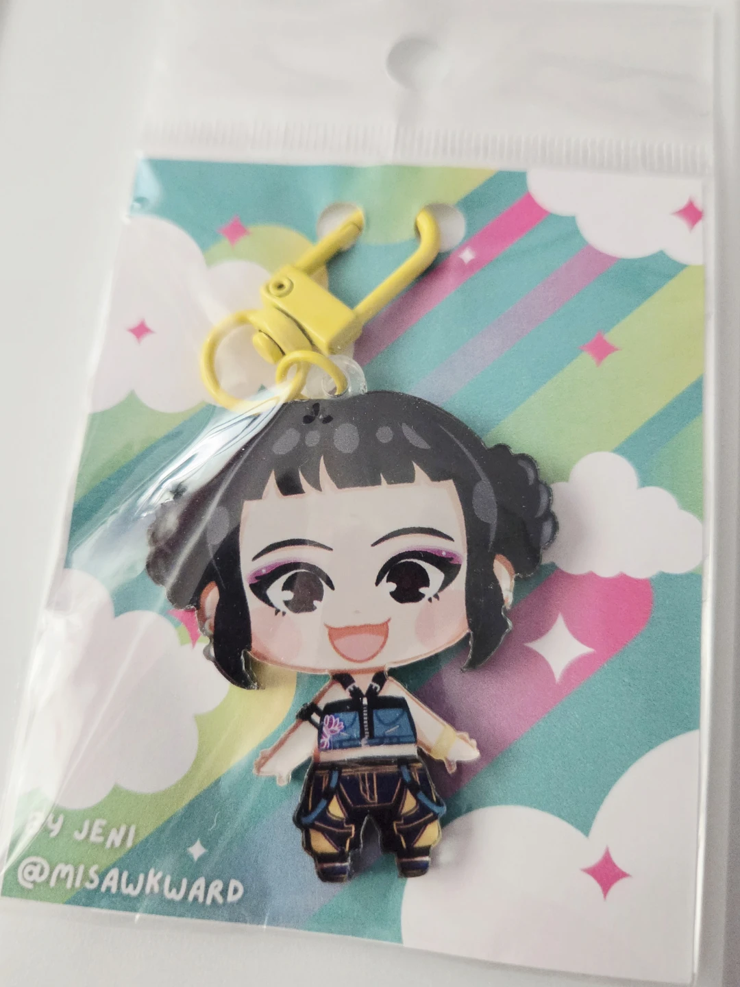 Kpop Demon Hunters - Zoey Fan-Made Keychain