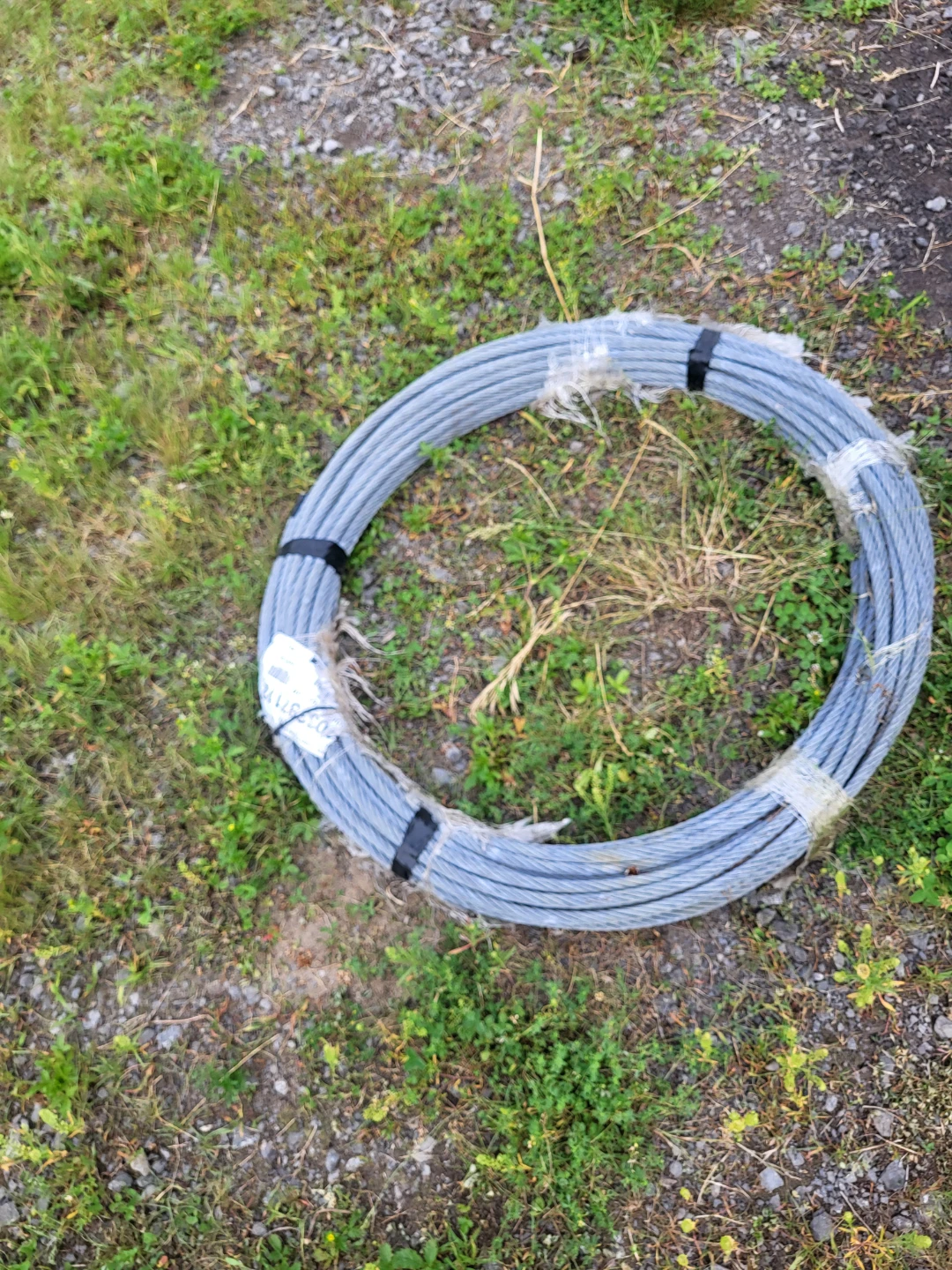 1/2 In x 200 Ft Galvanized Steel Cable Coil