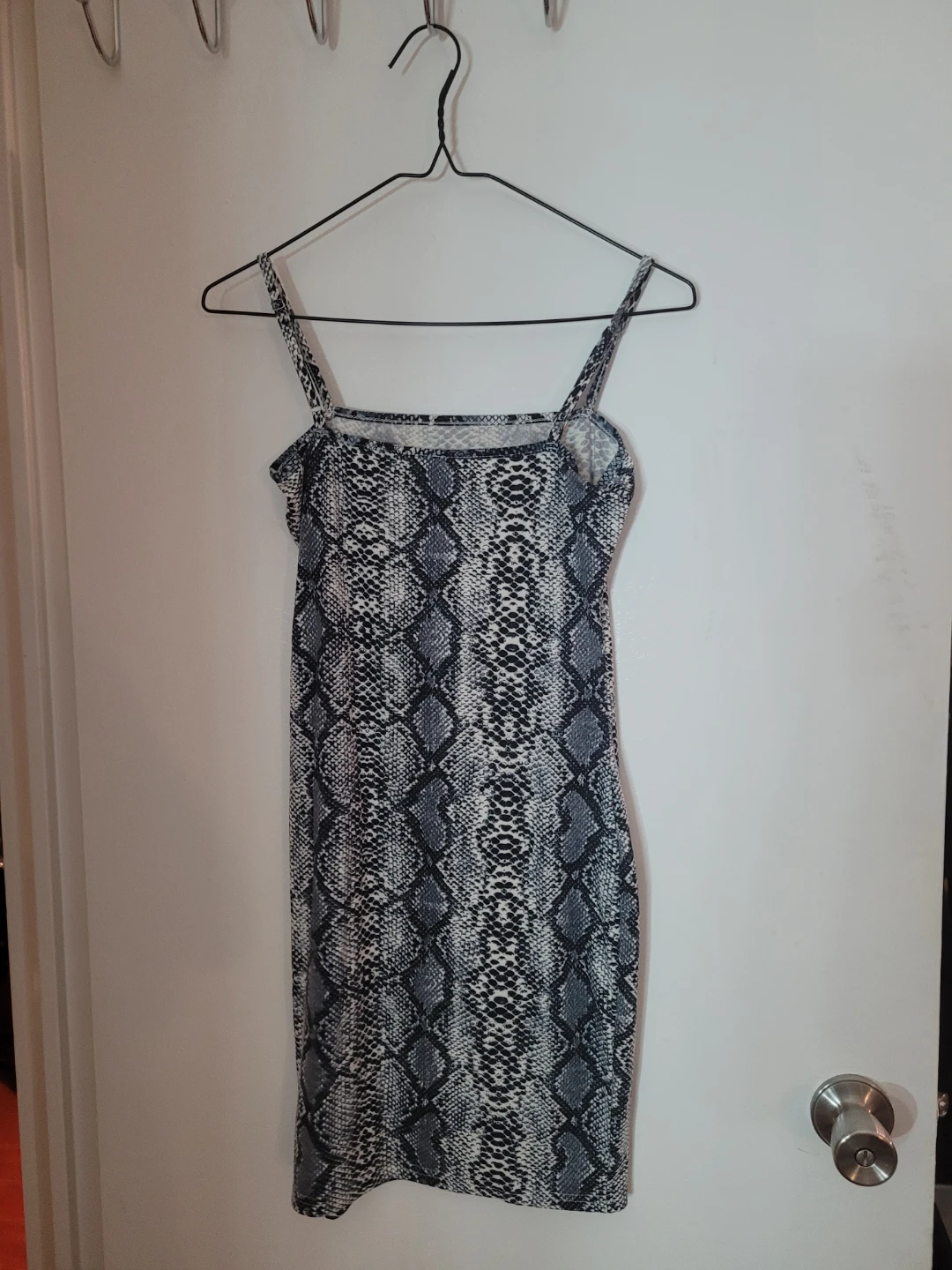 Women's Snake Print Bodycon Dress - photo 2