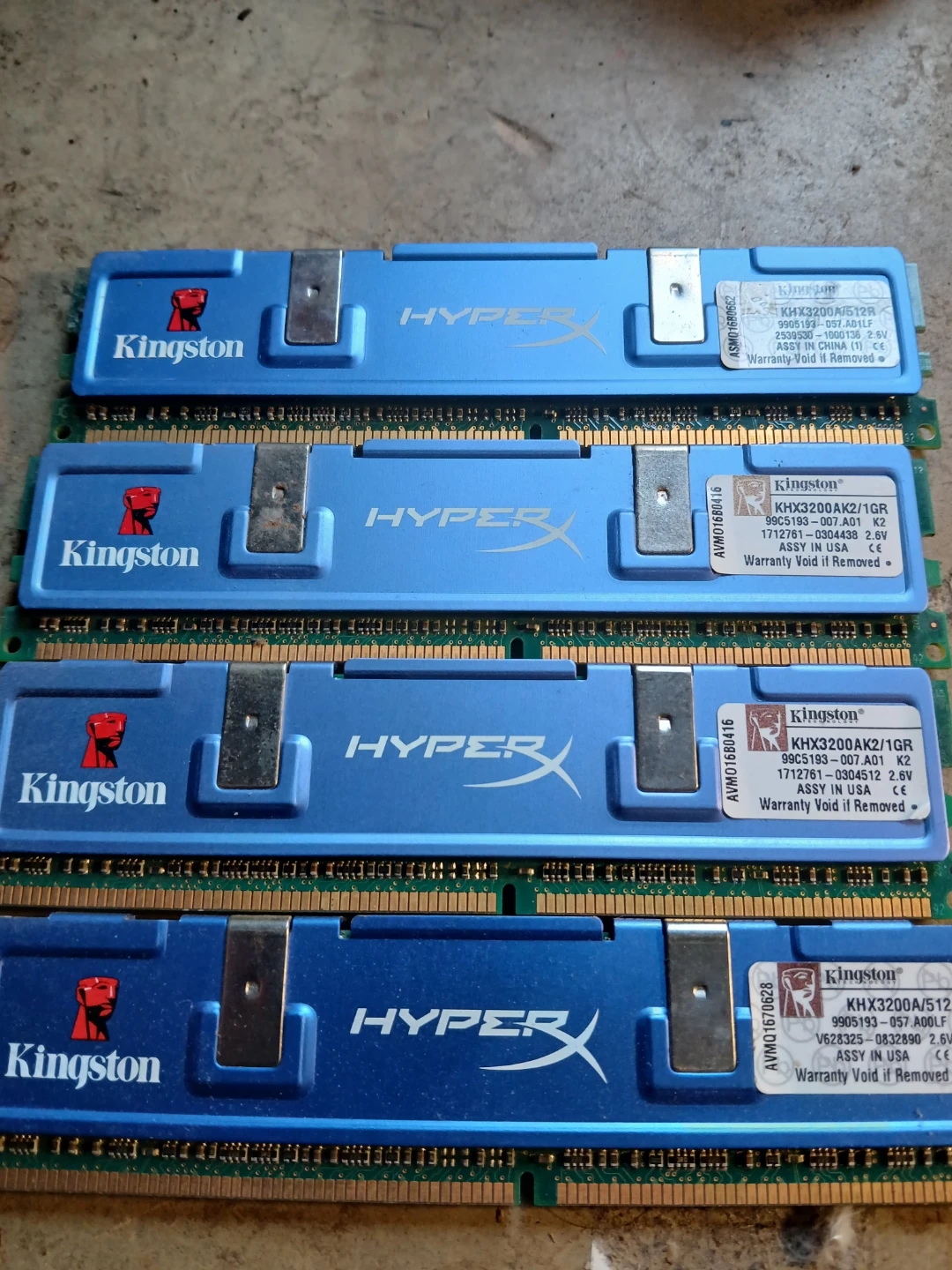 Older ram and video cards bundle - photo 4