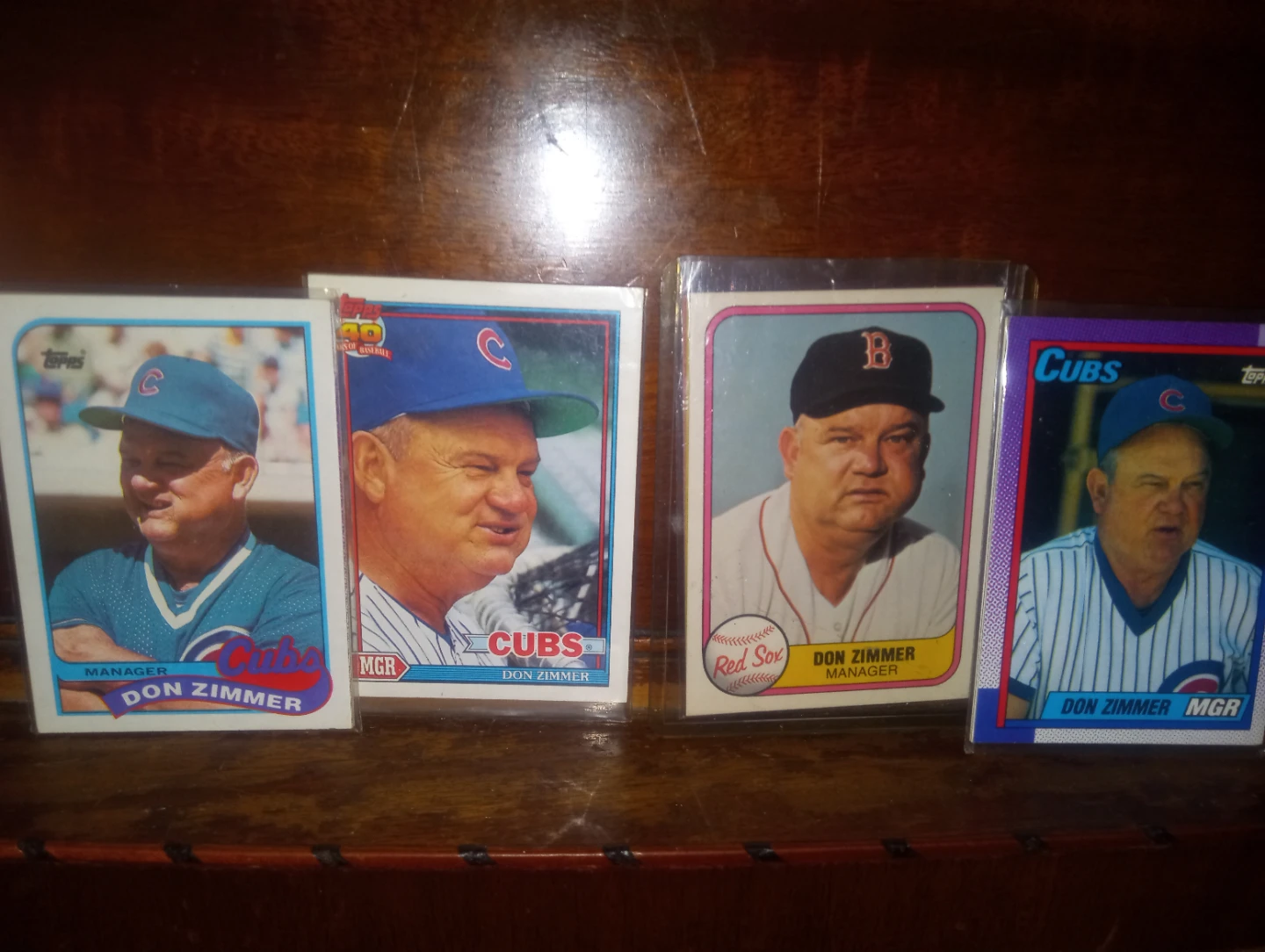 Don Zimmer Baseball Cards Lot Cubs & Red Sox - photo 2