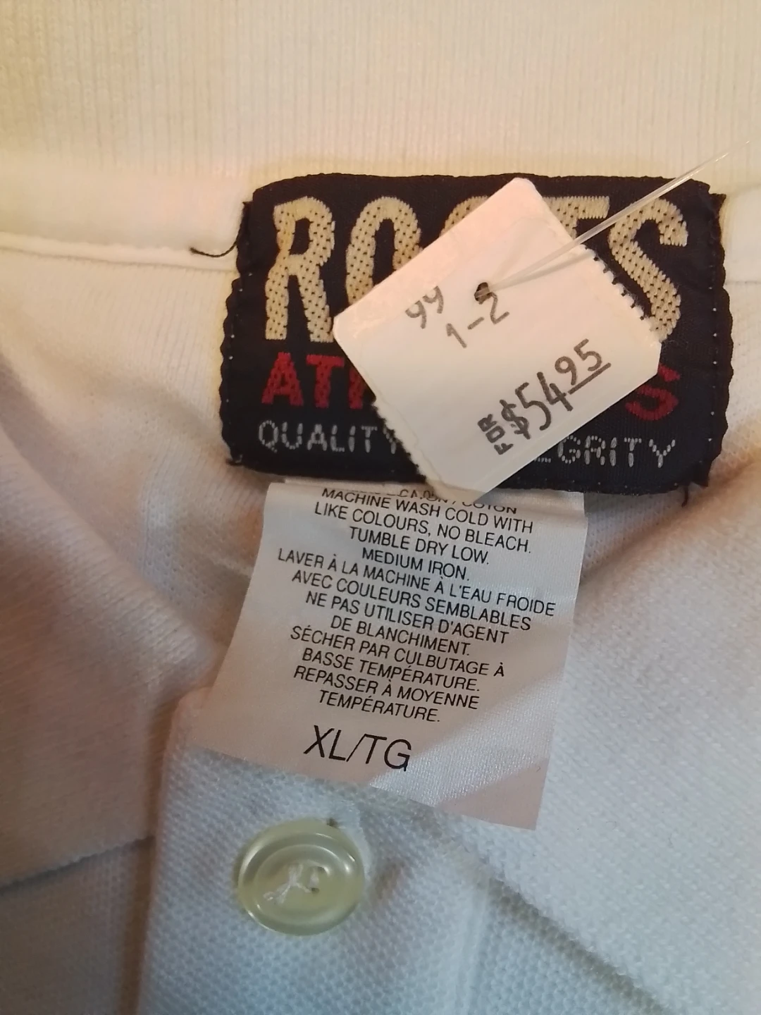 Roots Fort Henry Polo Shirt XL/TG White - photo 5