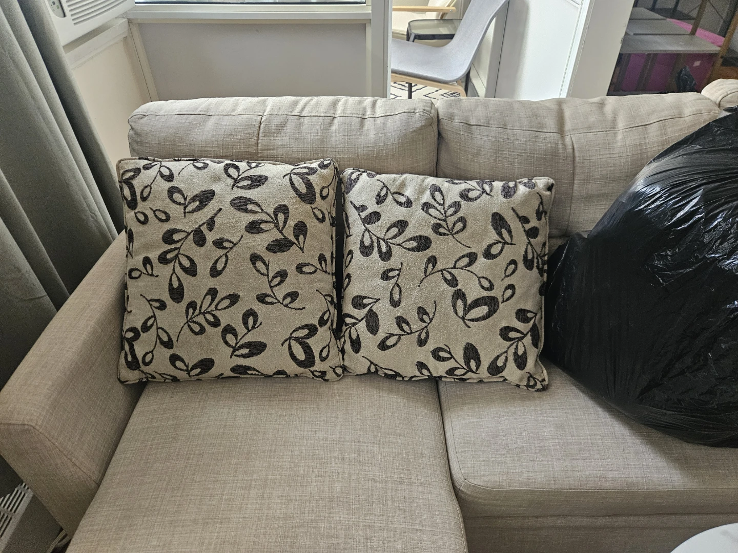 Large throw pillows
