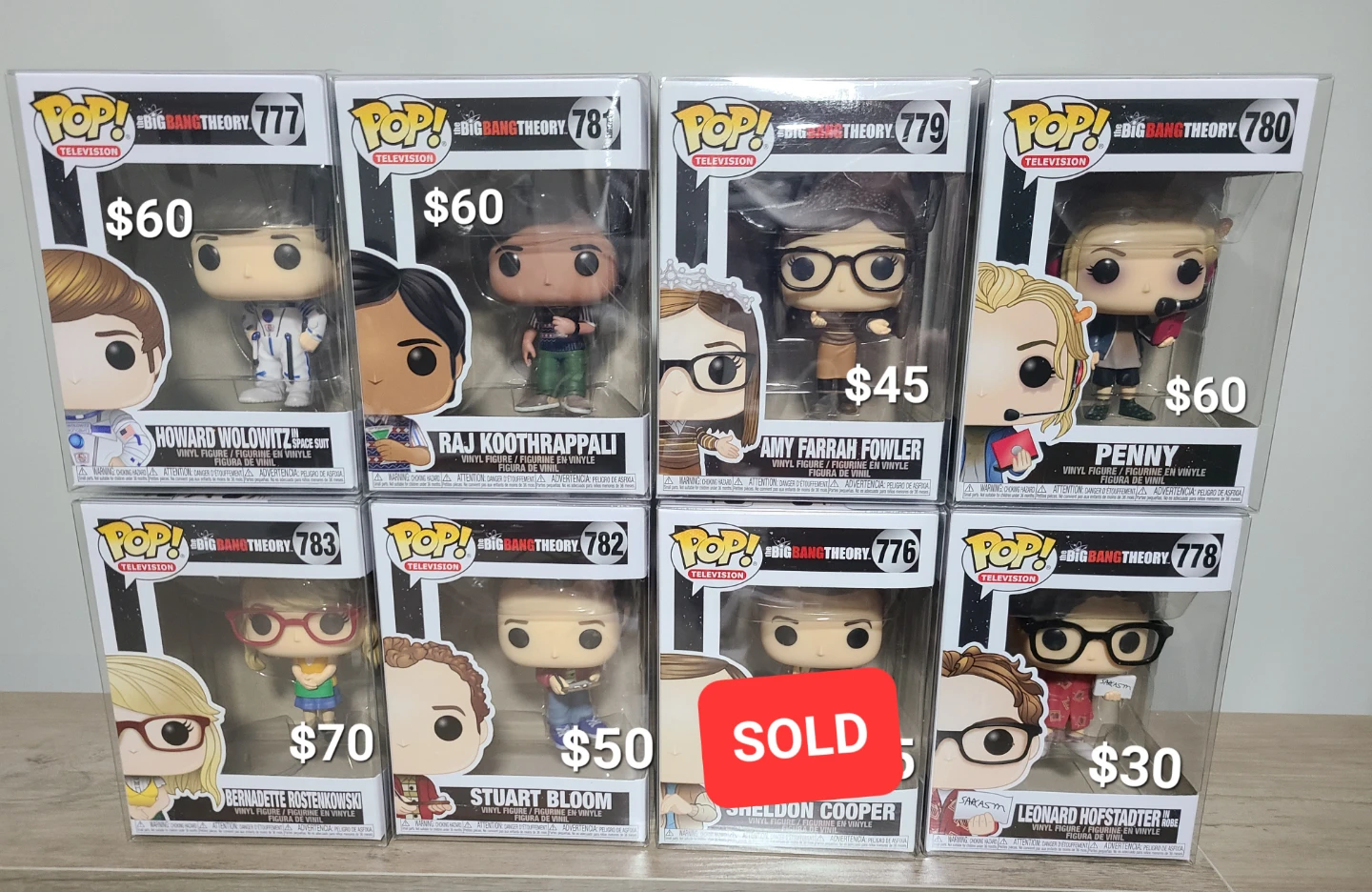 Big Bang Theory Funko Pops - photo 2