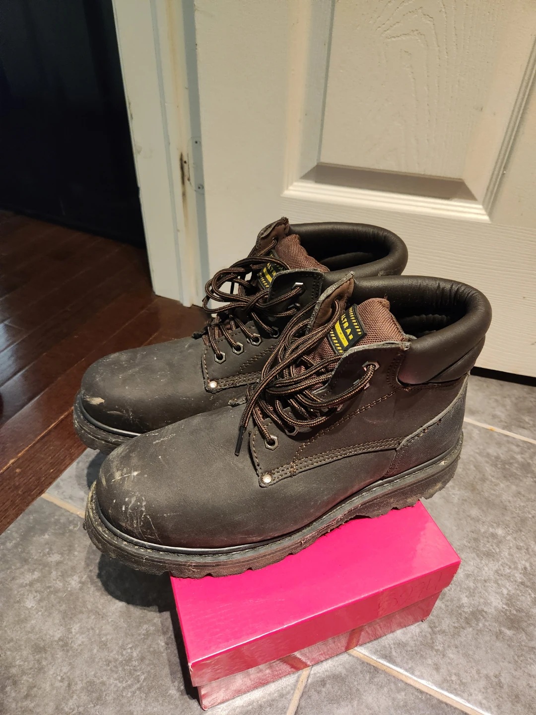ULTRA Safety Work Boots - Brown
