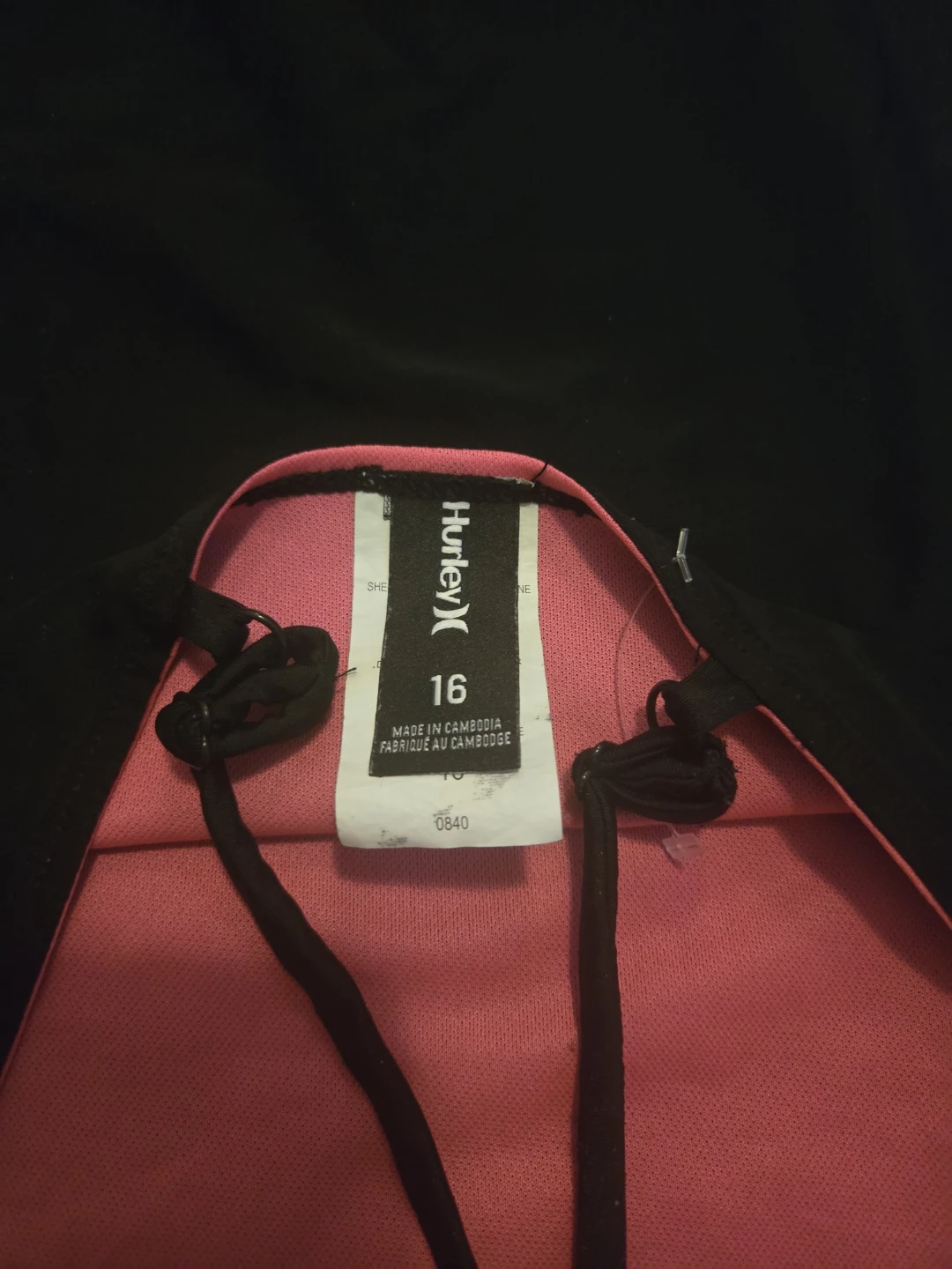 ⚽ Brand New, Never Worn Hurley Swimsuit - Black & Pink - photo 3