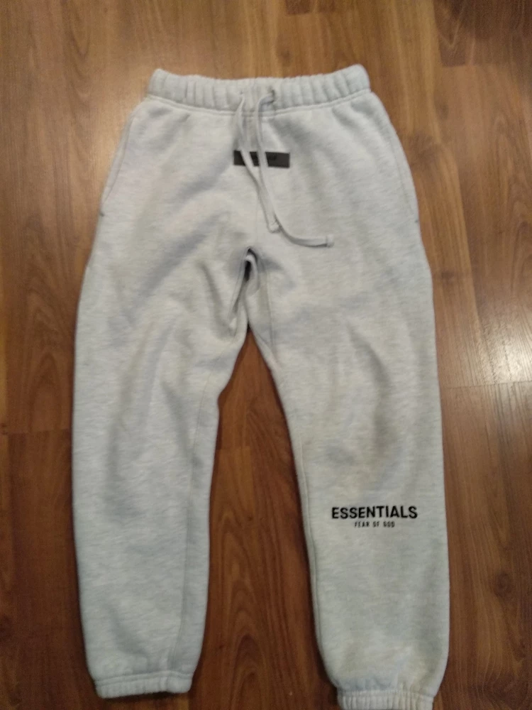Essentials Fear of God Grey Sweatpants Kids Size 8