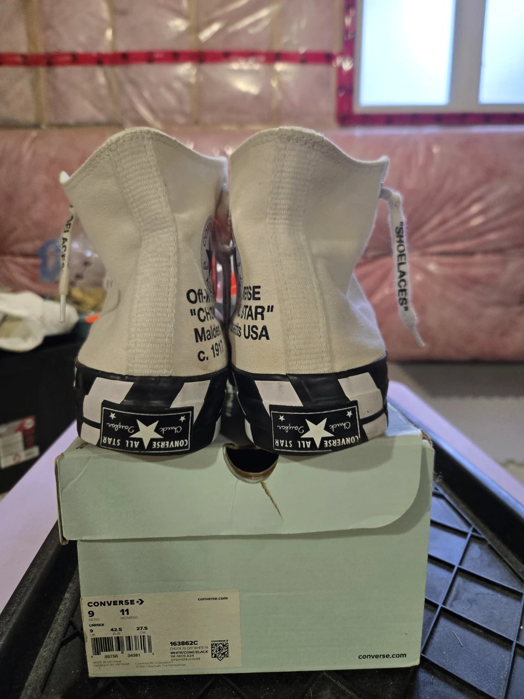 Converse x Off-White Chuck Taylor All Star High Top Size 9 US - photo 2