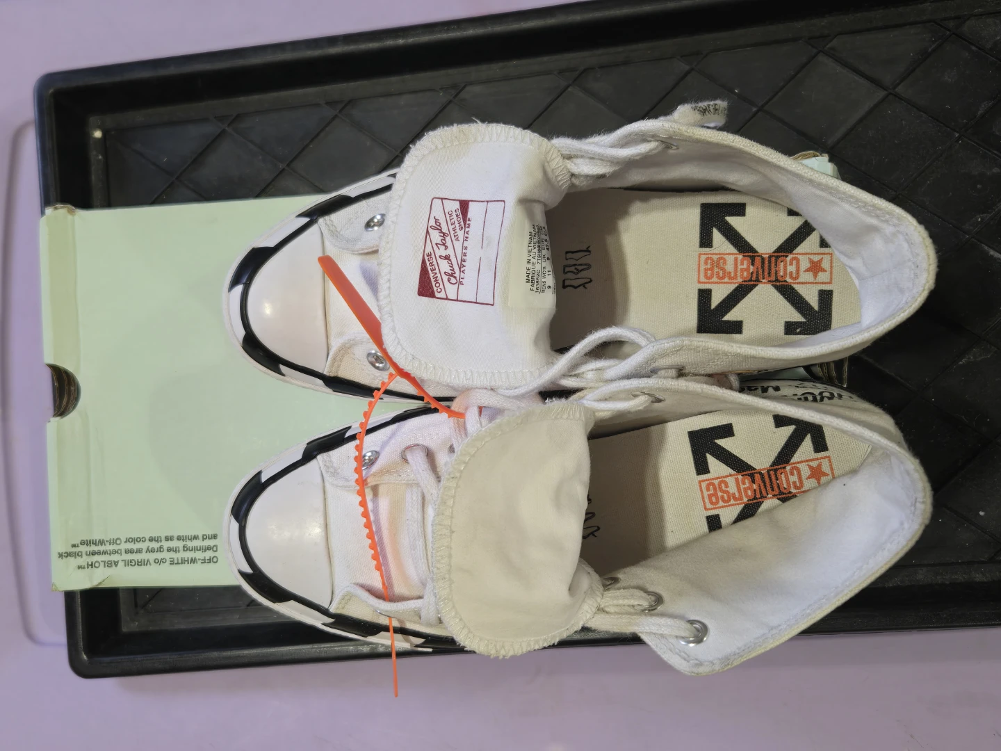 Converse x Off-White Chuck Taylor All Star High Top Size 9 US - photo 5