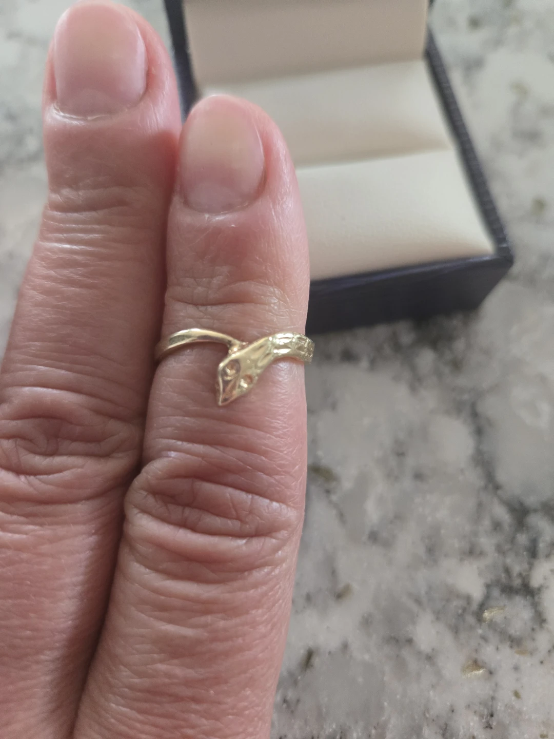 10k Gold Snake Ring - photo 4