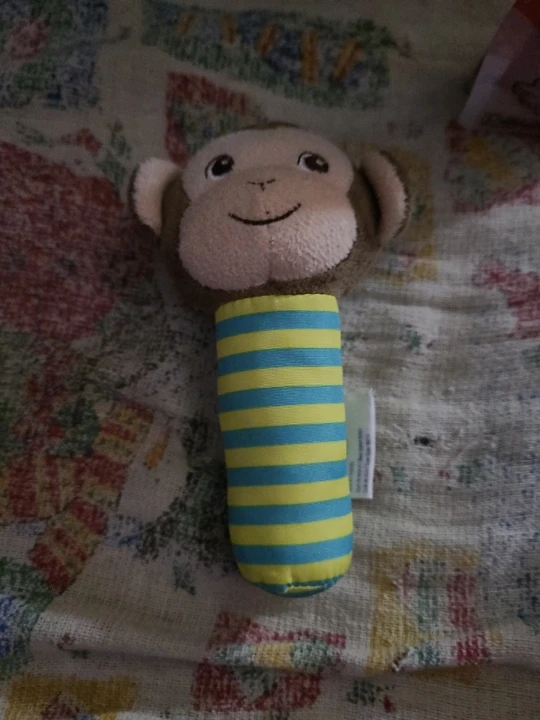 Garanimals-branded plush monkey stick baby
