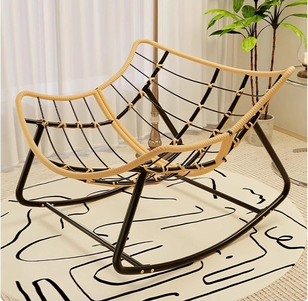 Comfortable Rocking Chair - Cream - photo 4