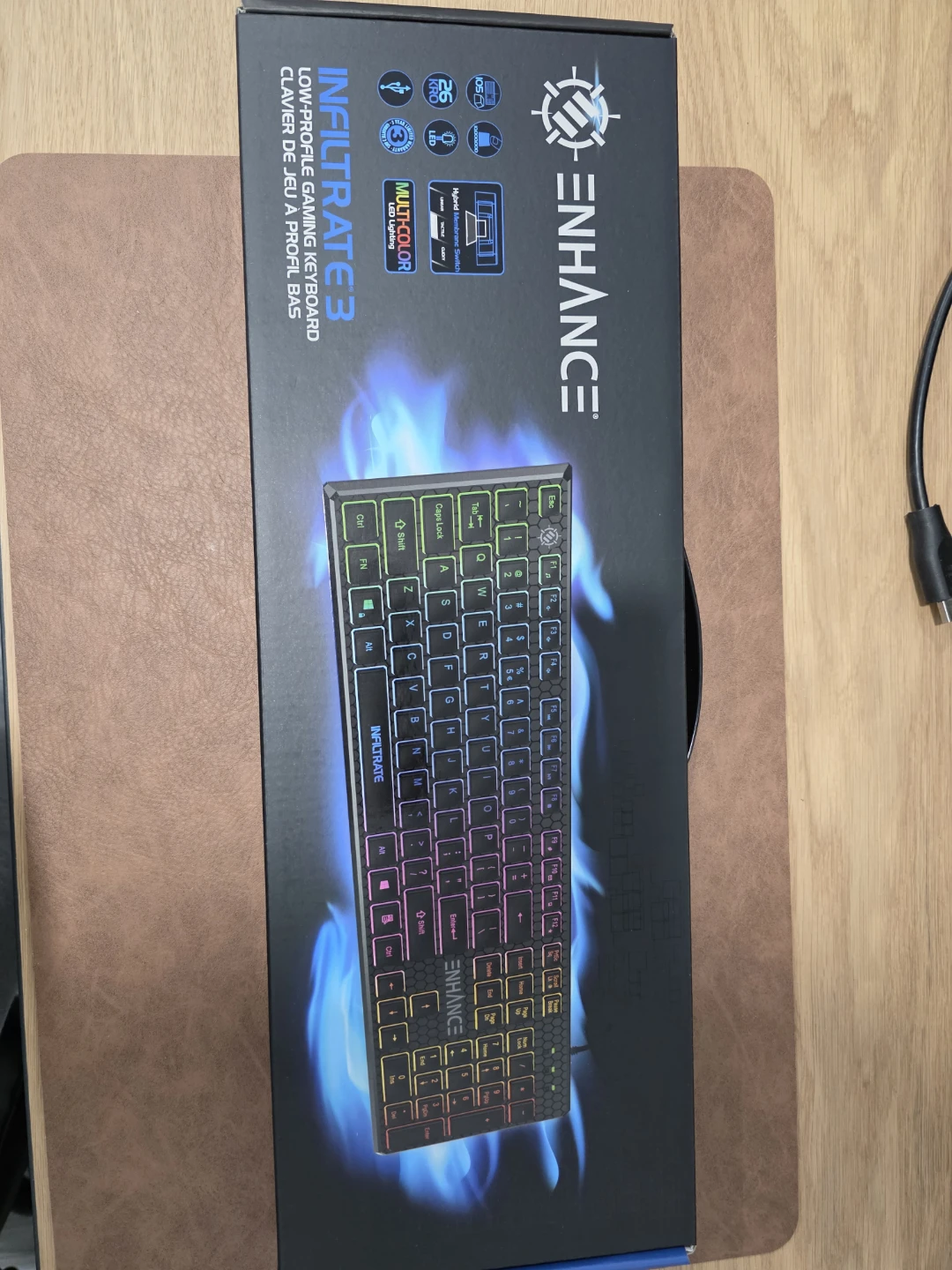 Enhance Infiltrate 3 Low-Profile Gaming Keyboard