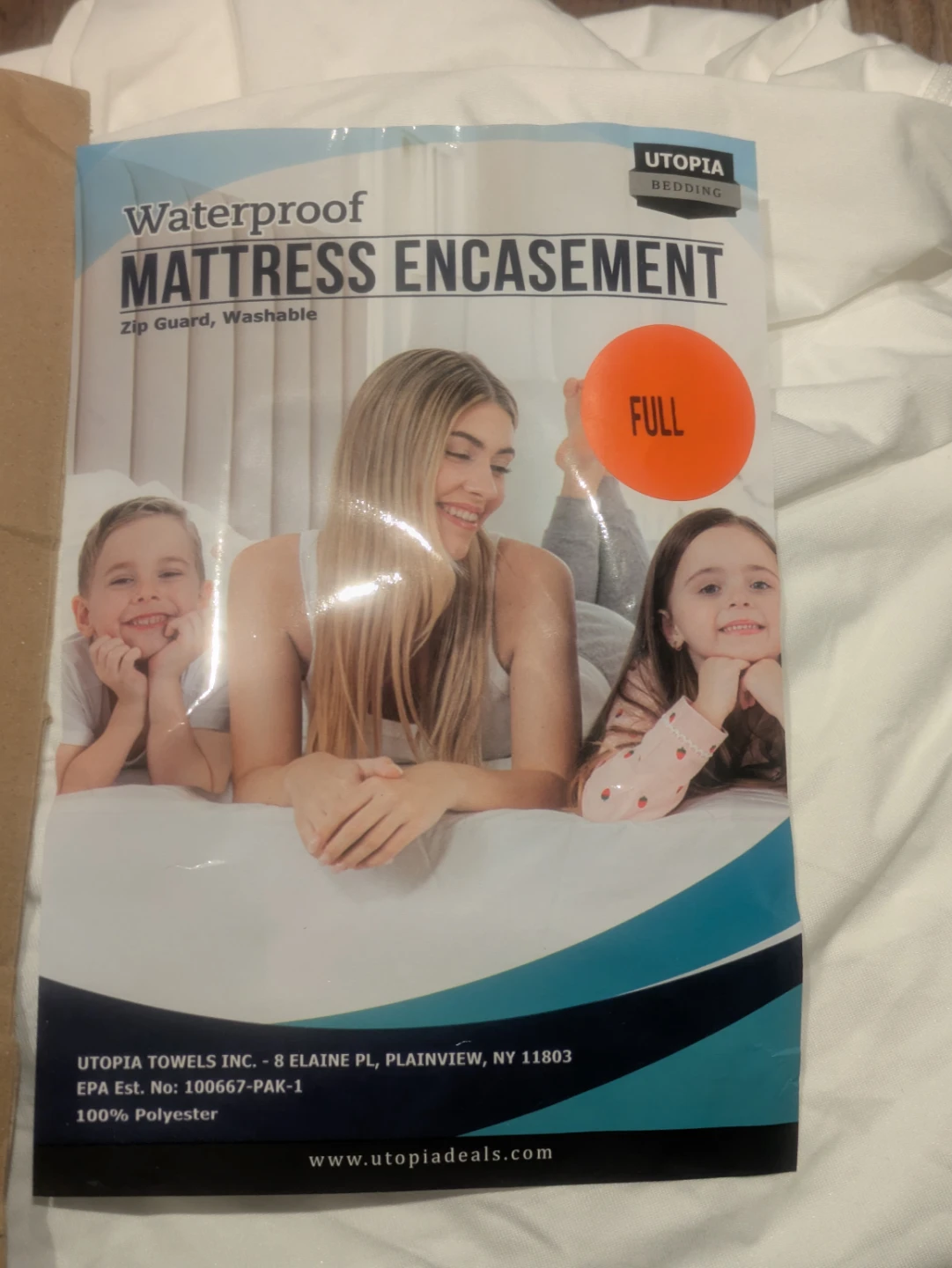 New Full size waterproof mattress encasement ⚽