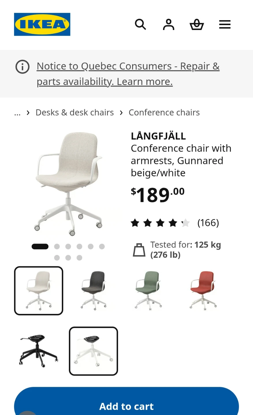 IKEA LÄNGFJÄLL Conference Chair - photo 3