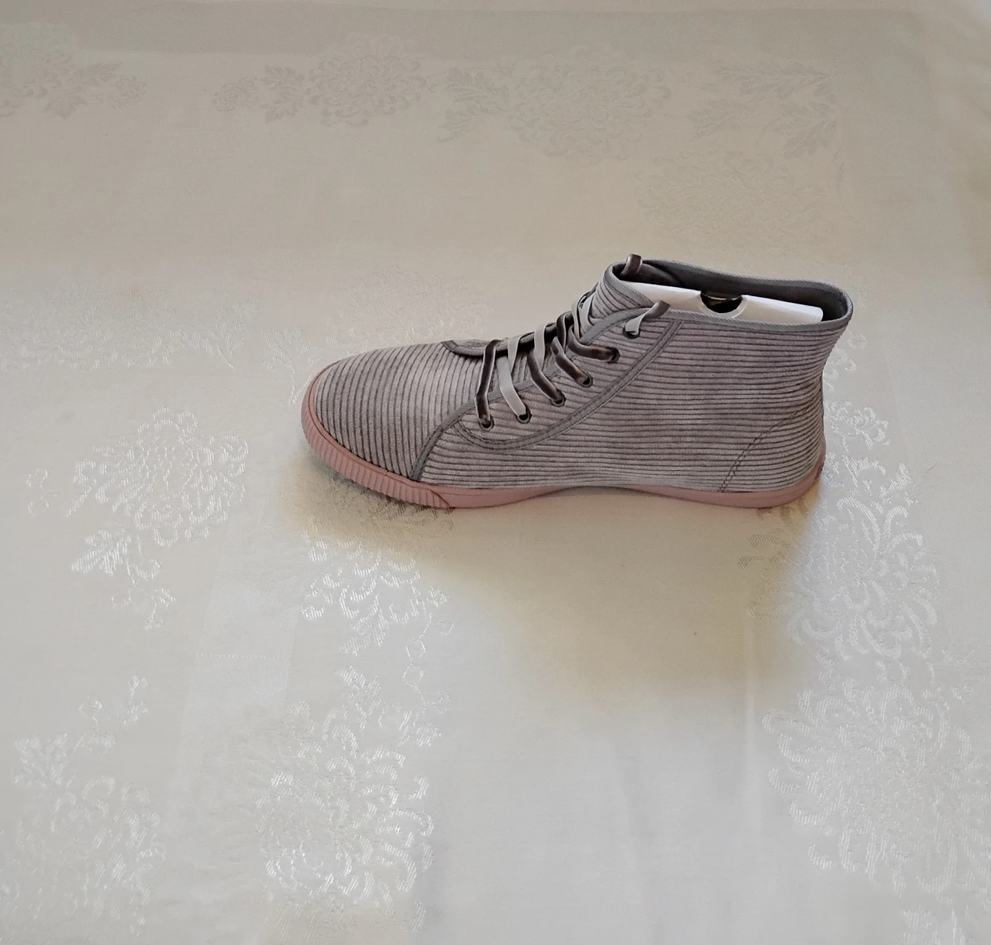 ⚽ Ladies Grey Tom's Curduroy High Tops - photo 3