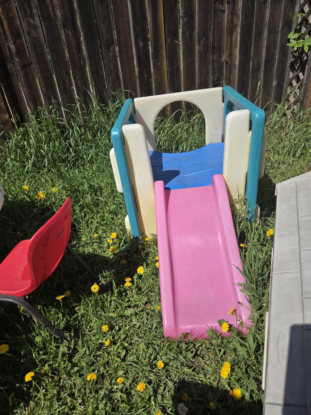 Children's Plastic Slide Set