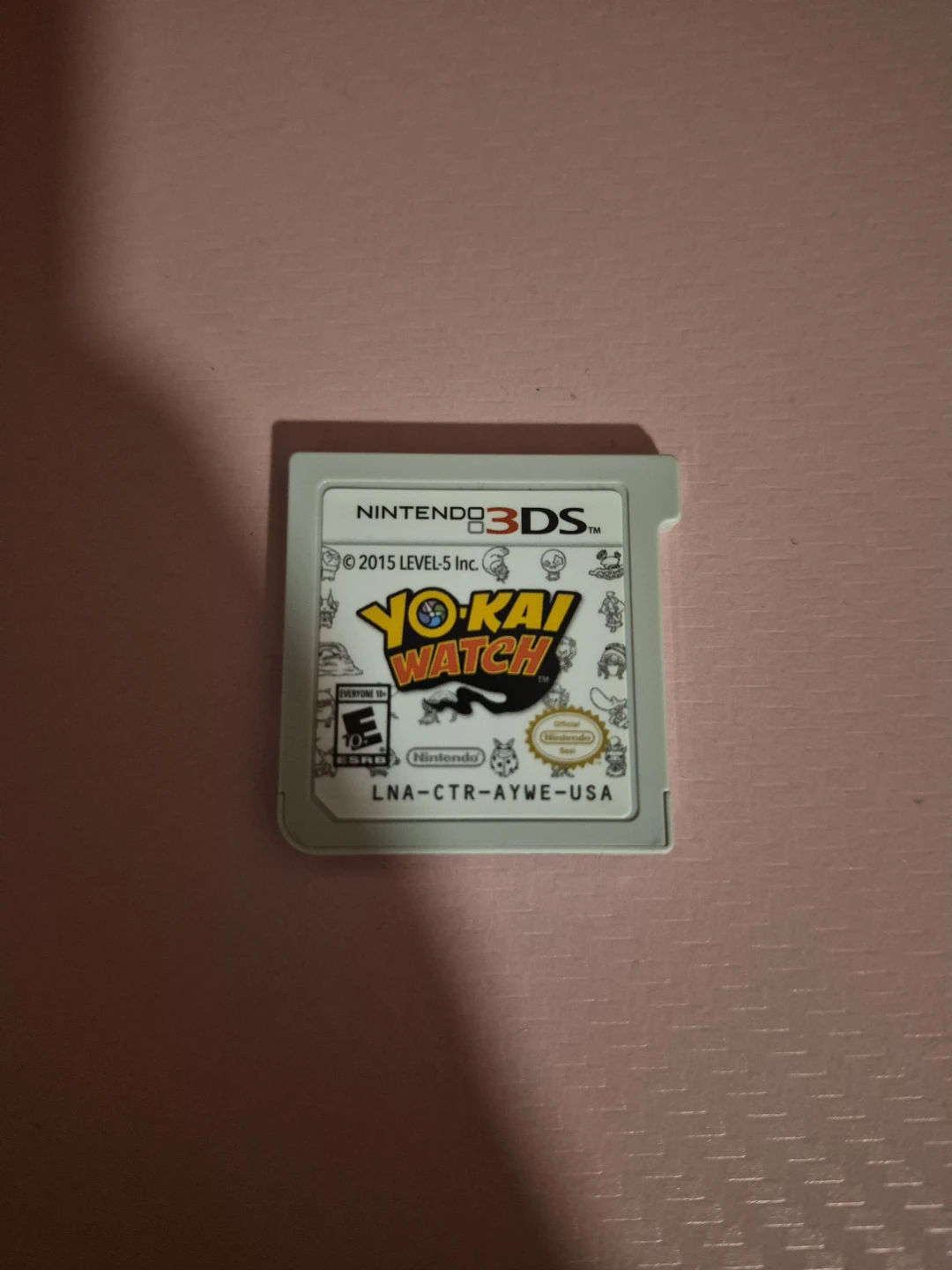 Yo-Kai Watch cartridge (Nintendo 3DS)