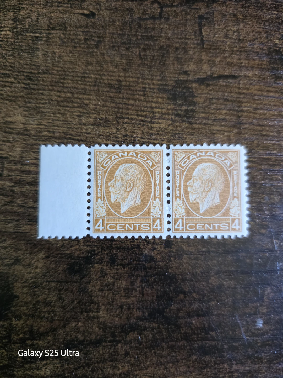 King George V Scott #110 Canada stamp MNH VF w/selvedge