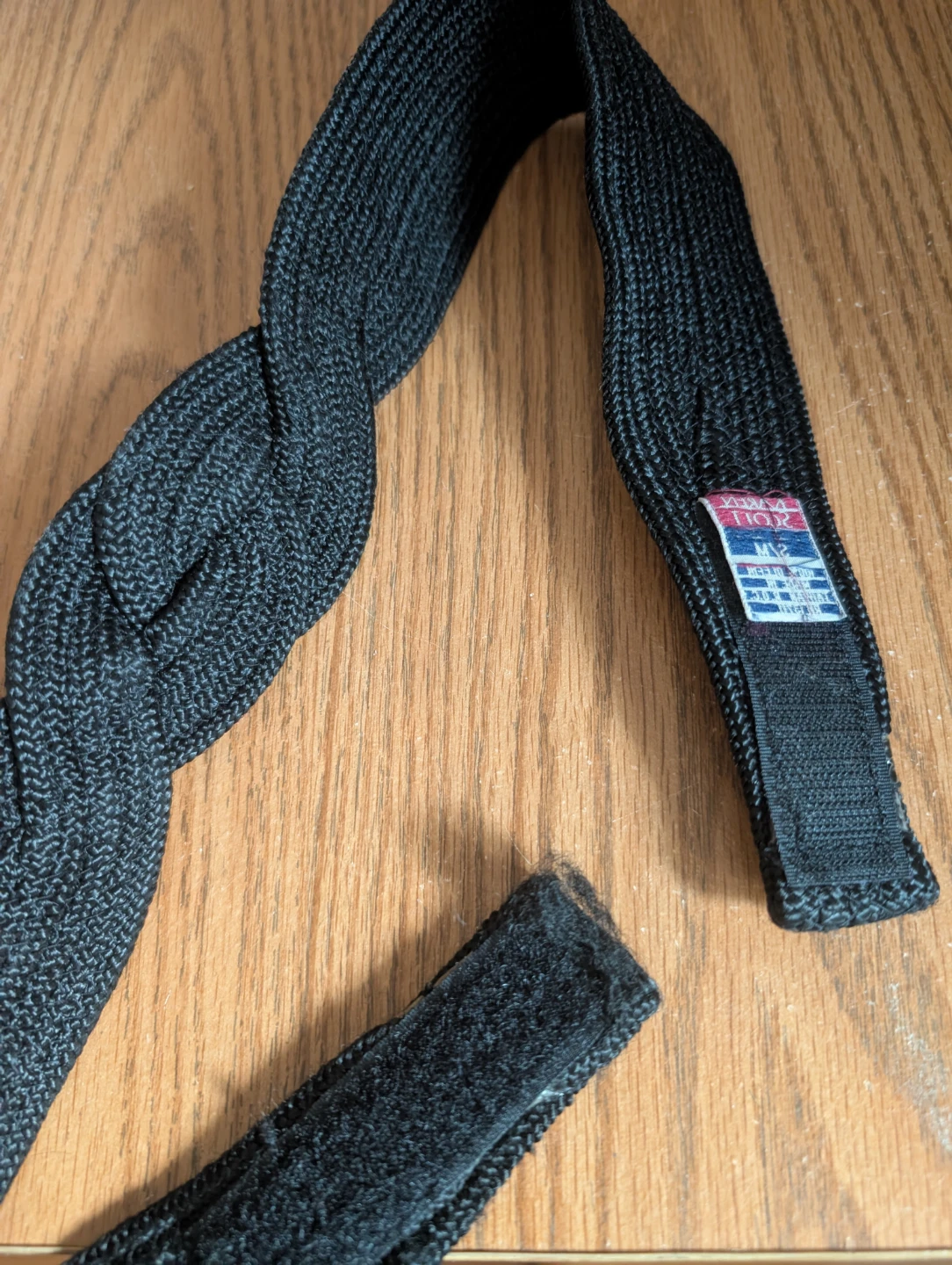 Black Braided Belt with velcro closure - photo 2
