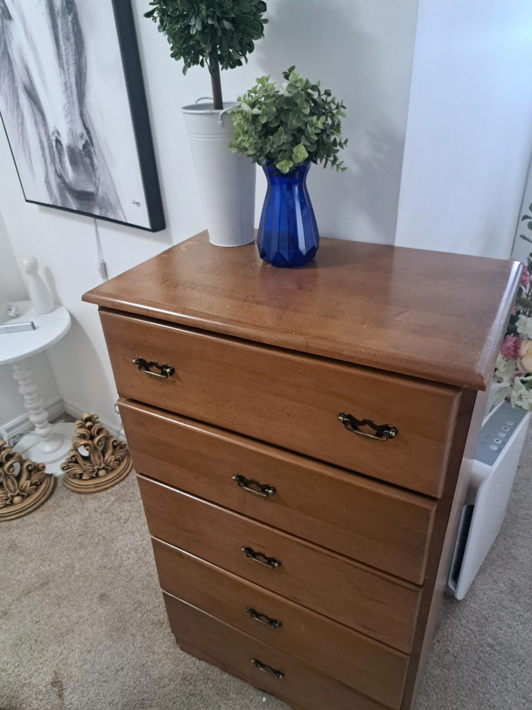 Wooden 5-Drawer Dresser - photo 2